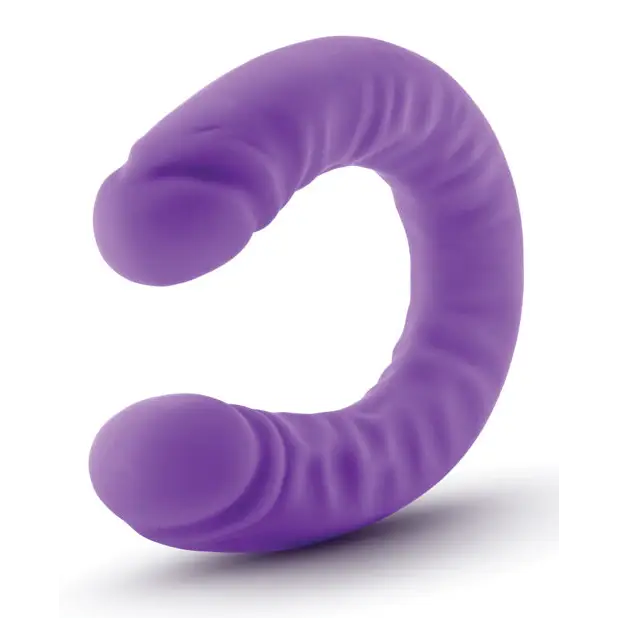 Blush Ruse 18’’ Slim Double Dong - Purple - Dongs & Dildos