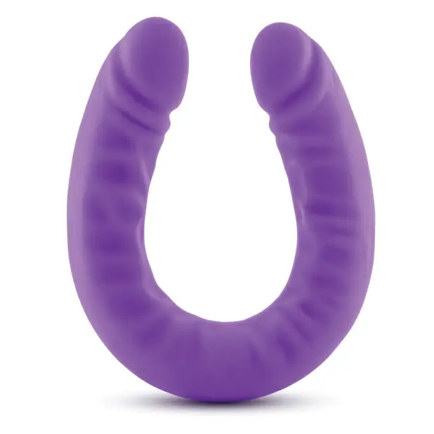 Blush Ruse 18’’ Slim Double Dong - Purple - Dongs & Dildos