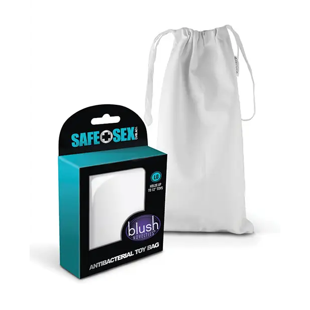 Blush Safe Sex Antibacterial Toy Bag - Large - Storage Cases & Bags