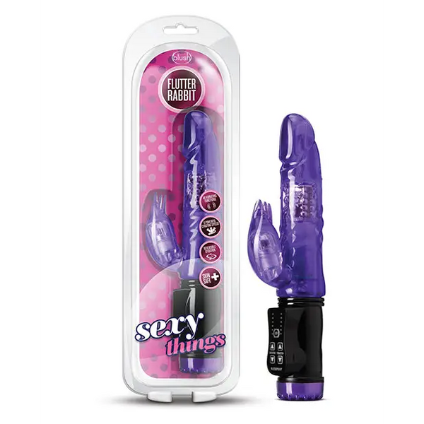 Blush Sexy Things Flutter Rabbit - Purple - Vibrators