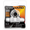 Blush Stay Hard 10 Function Vibrating Bull Ring Cock Ring - Clear - Stimulators