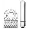 Blush Stay Hard Super Clitifier Cock Ring - Clear - Stimulators