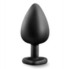 Blush Temptasia Bling Plug w/Gem Large - Black - Anal Products