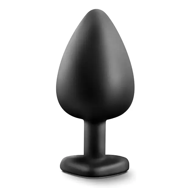 Blush Temptasia Bling Plug w/Gem Large - Black - Anal Products
