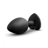 Blush Temptasia Bling Plug w/Gem Small - Black - Anal Products
