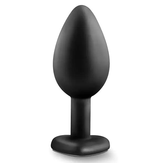 Blush Temptasia Bling Plug w/Gem Small - Black - Anal Products