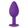 Blush Temptasia Bling Plug w/Gem Small - Purple - Anal Products