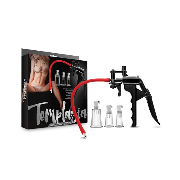 Blush Temptasia Clitoris & Nipple Pleasure Enhancement Pump System - Stimulators