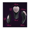 Blush Temptasia Heartbeat Panty Vibe w/Remote - Pink & black - Stimulators