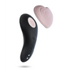 Blush Temptasia Heartbeat Panty Vibe w/Remote - Pink & black - Stimulators