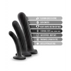 Blush Temptasia Twist Kit - Black Set of 3 - Strap Ons