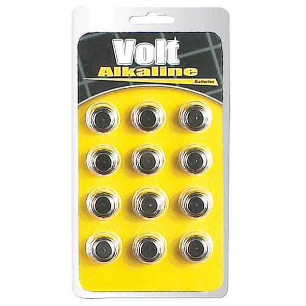 Blush Volt Alkaline Batteries - AG13 Pack of 12 - Batteries