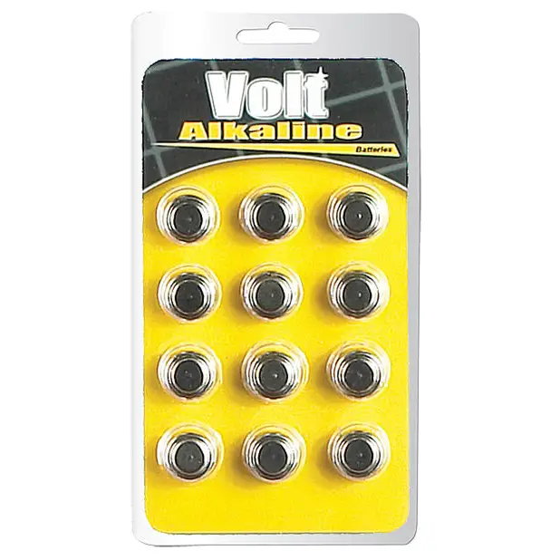 Blush Volt Alkaline Batteries - AG13 Pack of 12 - Batteries