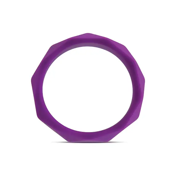 Blush Wellness Geo C-Ring - Purple - Penis Enhancement