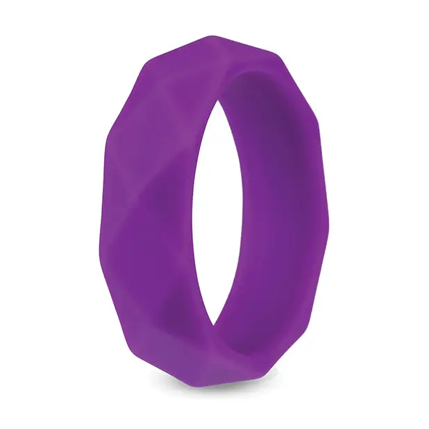 Blush Wellness Geo C-Ring - Purple - Penis Enhancement