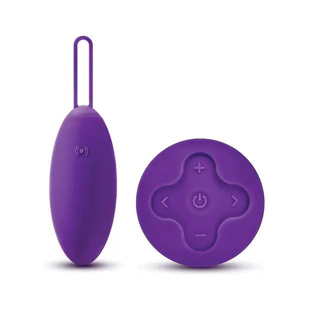 Blush Wellness Imara Vibrating Egg w/Remote - Purple - Stimulators