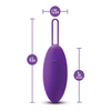 Blush Wellness Imara Vibrating Egg w/Remote - Purple - Stimulators