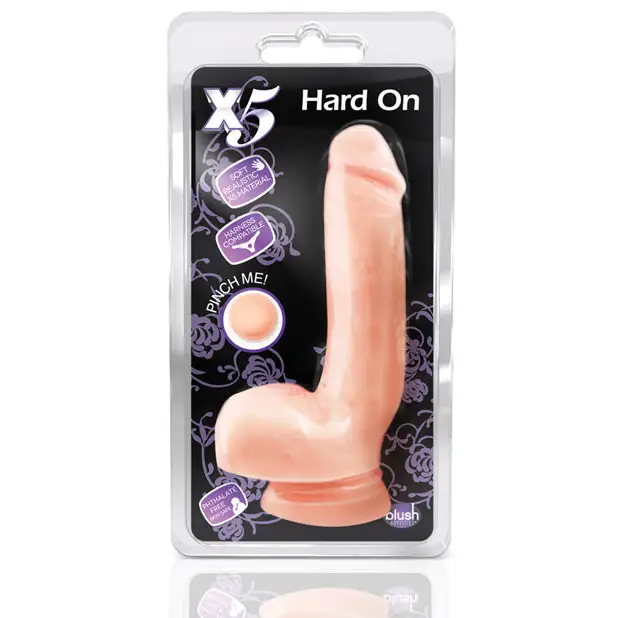 Blush X5 Hard On Dong - Natural - Dongs & Dildos