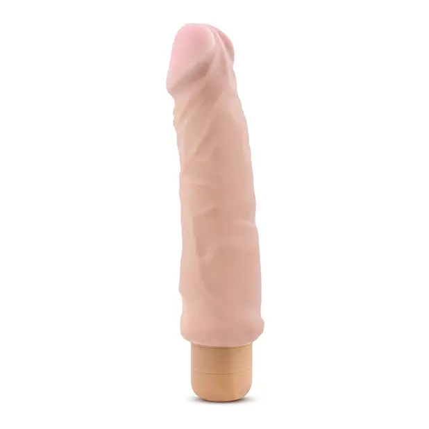 Blush X5 Plus Hard On Vibrating 9’’ Dildo - Beige - Vibrators
