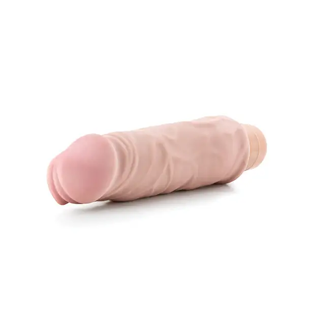 Blush X5 Plus Hard On Vibrating 9’’ Dildo - Beige - Vibrators