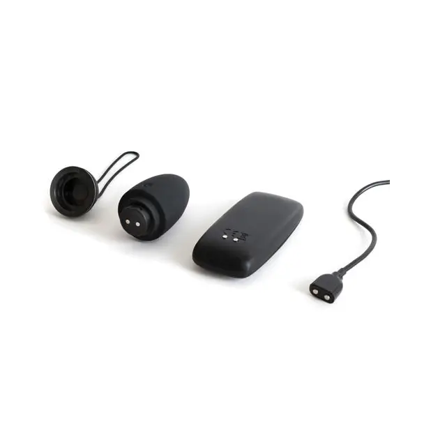 Bnaughty Premium Unleashed Remote Control Bullet - Noir - Stimulators