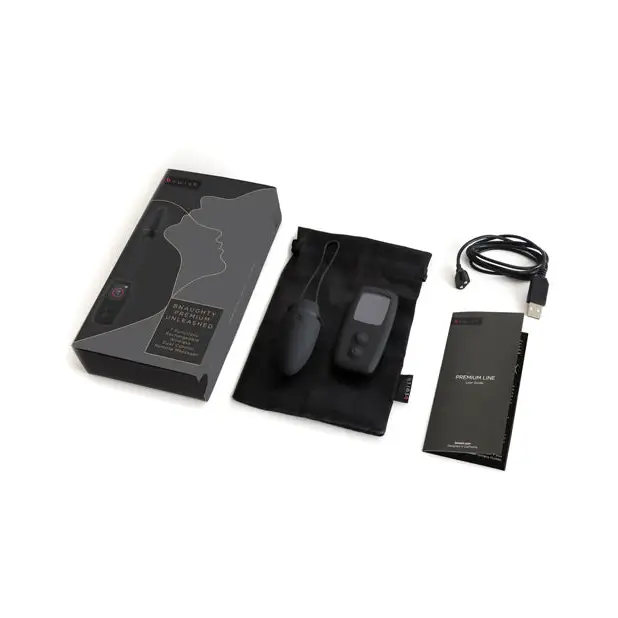 Bnaughty Premium Unleashed Remote Control Bullet - Noir - Stimulators