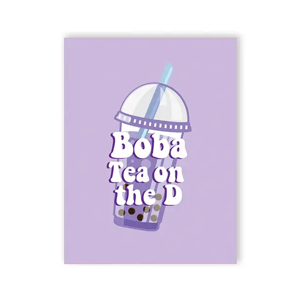 Boba D Greeting Card - Bachelorette & Party Supplies