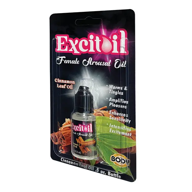 Body Action Excitoil Cinnamon Arousal Oil -.5 oz Bottle Carded - Sexual Enhancers