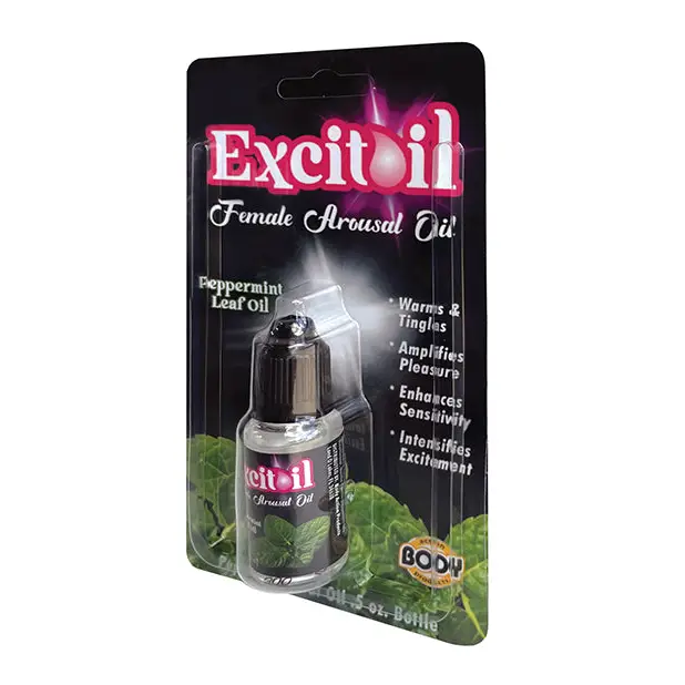 Body Action Excitoil Peppermint Arousal Oil -.5 oz Bottle Carded - Sexual Enhancers