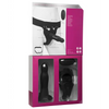 Body Extensions Be Aroused Vibrating 2 Piece Strap On Set - Black - Strap Ons
