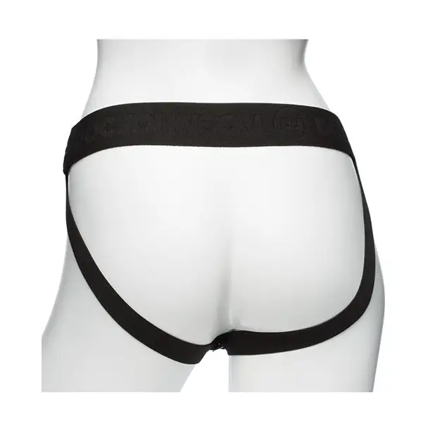 Body Extensions Be Aroused Vibrating 2 Piece Strap On Set - Black - Strap Ons