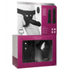Body Extensions Be Naughty Vibrating 4 Piece Strap On Set - Black - Strap Ons