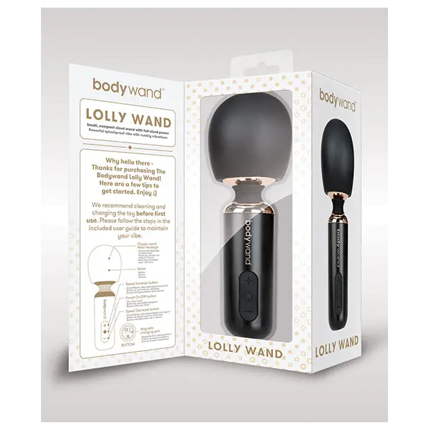 Bodywand Lolly Wand - Black - Massage Products