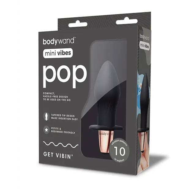 Bodywand Mini Vibes Pop - Black - Anal Products
