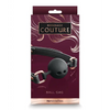 Bondage Couture Ball Gag - Black - Bondage Blindfolds & Restraints