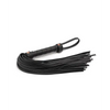 Bondage Couture Flogger - Black - Bondage Blindfolds & Restraints