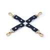 Bondage Couture Hog Tie - Blue - Bondage Blindfolds & Restraints