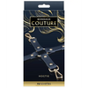 Bondage Couture Hog Tie - Blue - Bondage Blindfolds & Restraints