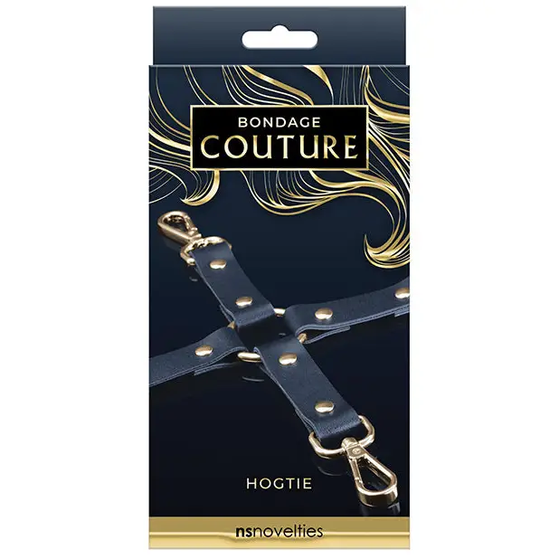 Bondage Couture Hog Tie - Blue - Bondage Blindfolds & Restraints