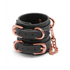 Bondage Couture Wrist Cuffs - Black - Bondage Blindfolds & Restraints