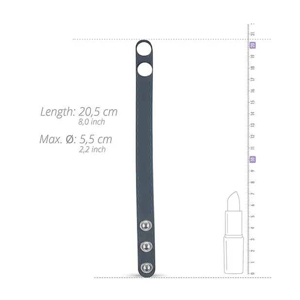 Boners Snap Cock Strap - Black - Penis Enhancement