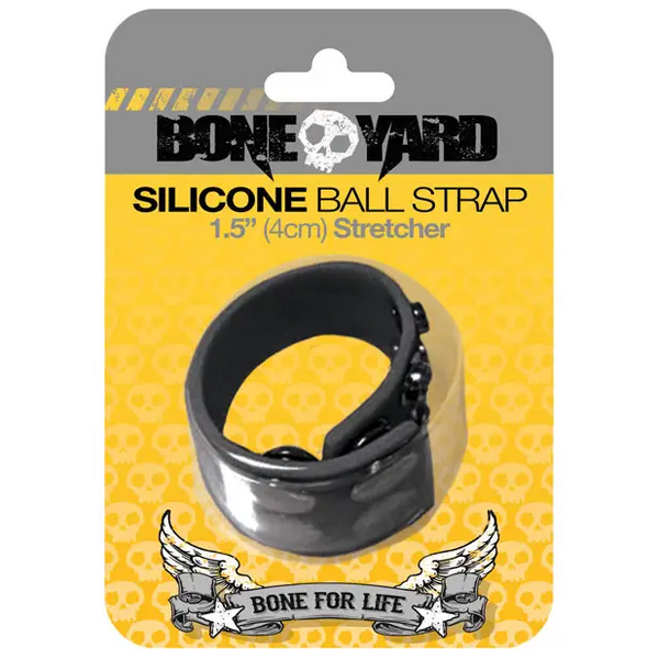 Boneyard 1.5’’ Ball Strap - Black - Gay & Lesbian Products