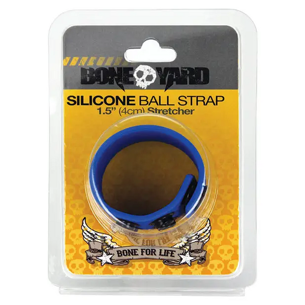 Boneyard 1.5’’ Ball Strap - Blue - Gay & Lesbian Products