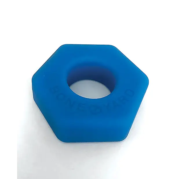 Boneyard Bust a Nut Cock Ring - Blue - Gay & Lesbian Products