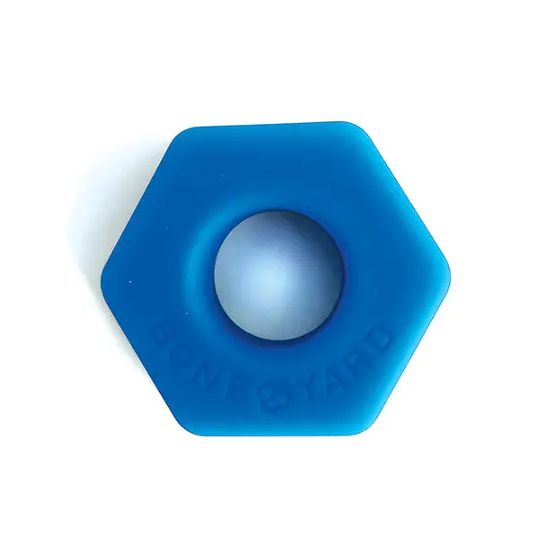 Boneyard Bust a Nut Cock Ring - Blue - Gay & Lesbian Products