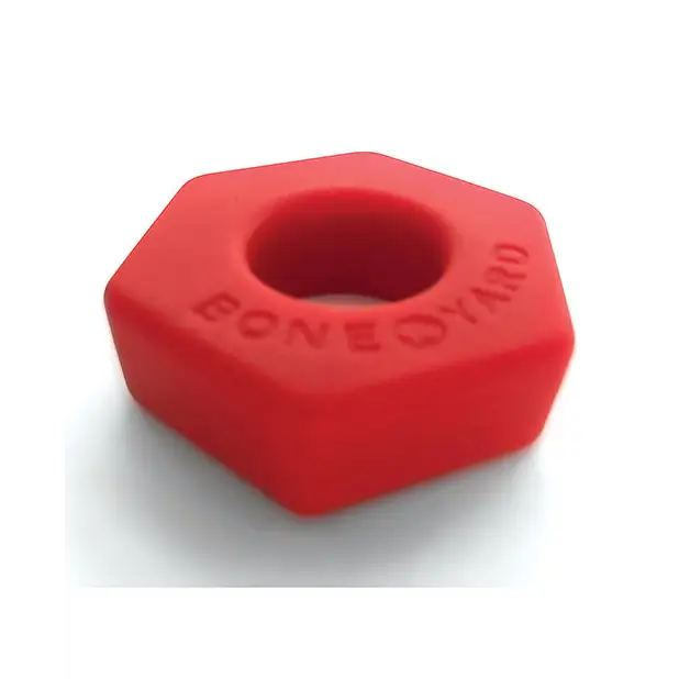 Boneyard Bust a Nut Cock Ring - Red - Gay & Lesbian Products