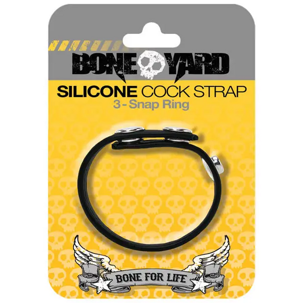 Boneyard Cock Strap - Black - Gay & Lesbian Products