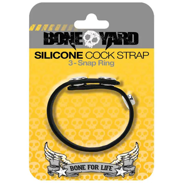 Boneyard Cock Strap - Black - Gay & Lesbian Products