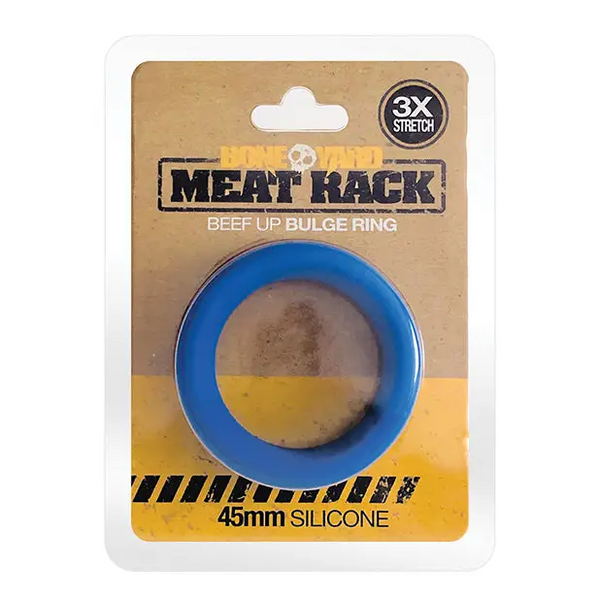 Boneyard Meat Rack Cock Ring - Blue - Gay & Lesbian Products