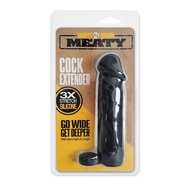 Boneyard The Man Sizer 3X Stretch Silicone Extender - Black - Gay & Lesbian Products